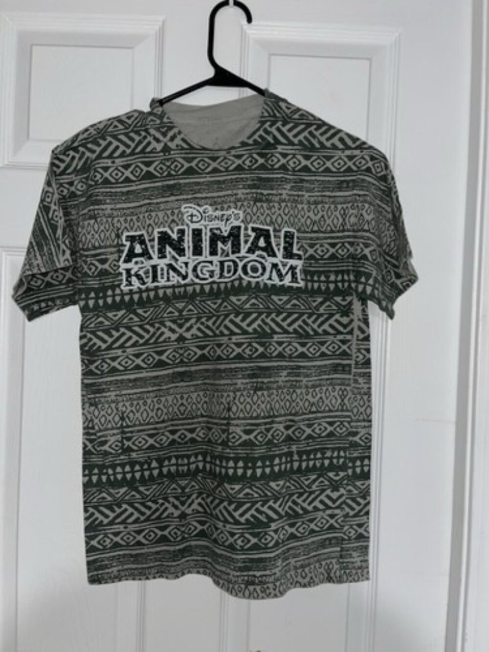 Disneys Animal Kingdom Green Tshirt Size small - 0547